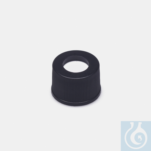 cap + septa - silicone / PTFE - with slit - for N9 vials