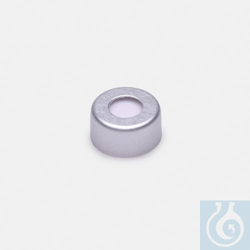 cap + septa - silicone / PTFE - without slit - for N11 crimp vials
