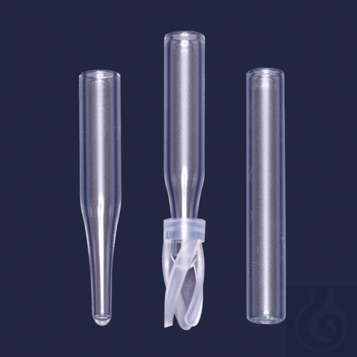 insert - 0,1 ml - conical bottom - outer diameter: 5,0 mm outer height: 31,0 mm