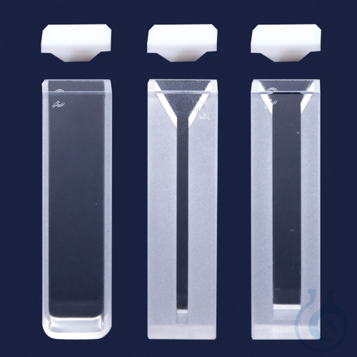 spectrophotometer cuvettes - ES quartz - semi micro - 12,5x12,5x45 mm - 1,40 ml