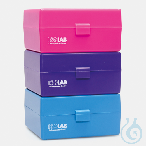 box - for cuvettes - blue