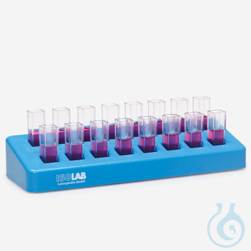 rack - for cuvettes - blue