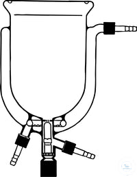 Thermostatic reaction vessel, 1000 ml, g