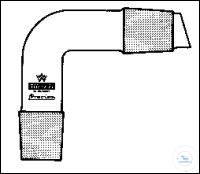 Bends, 90°, flask-cone ST 14/23, conden