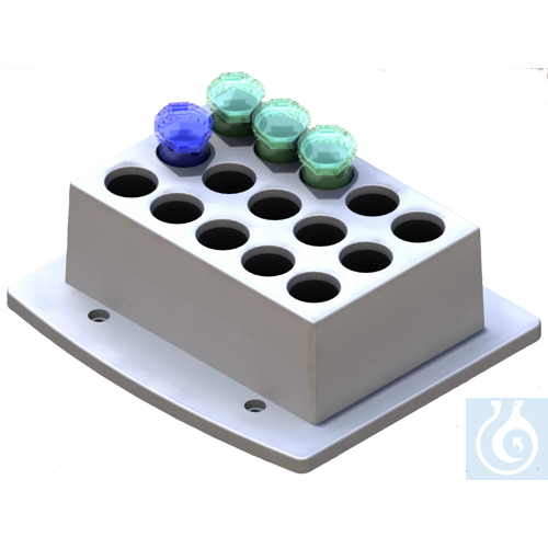 Exchange Block 15 x 5.0 ml for 15 Eppendorf 5.0 ml reaction tubes fits in