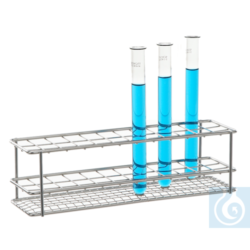 Test tube stand 18/10 steel 2x6 test, tubes