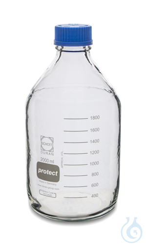 Laboratoriumfles DURAN, GL45, 2 L, Type 1