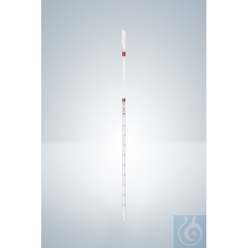 GRAD. PIPETTES B 2:0,02 ML, COTTON PLUG, AMBER STAIN GRAD.