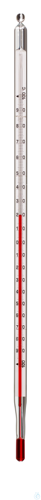 Laboratory thermometer, -10+50:0.1 °C, prismatic, ID total, TL 420 mm