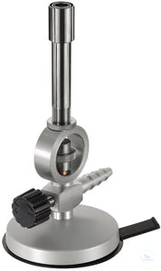 Bunsen Burner All gases, needle valve, adjustable jet, air regulation