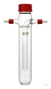Cooling trap, 1000 ml, one-piece, GL 45, connection 2x GL 14
