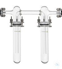 Vacuum double cooling trap, lateral small flanges size 16