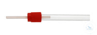 Screw cap GL 18 from PBT, for tube leadthrough outer-Ø 6 mm