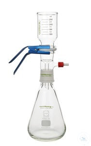Filtration unit, filter disk por. 2, collecting flask 1000 ml, filter head,
