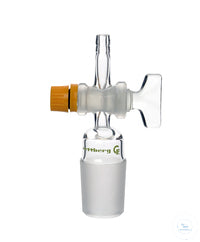 Adapter, cone size 19/26 to hose connection, straight tube,