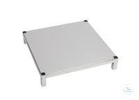 Tablar, 550 x 550 mm, with 4 mountings, stainless steel
