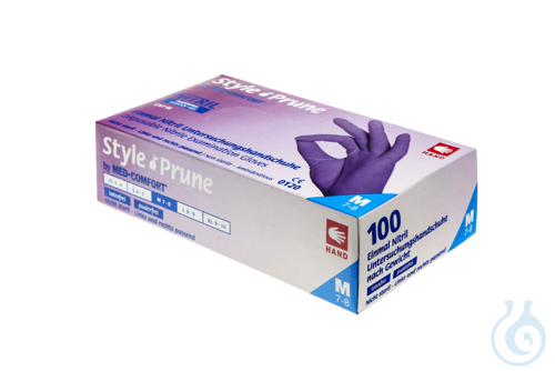 neoChoice Nitril Einmalhandschuhe Pflaume (Prune), Gr. XS, 100 Stück/Box