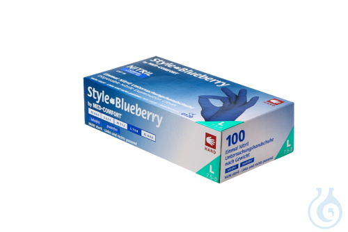 neoChoice Nitril Einmalhandschuhe Blaubeere (Blueberry), Gr. XS, 100 Stück/Box