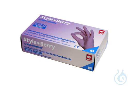 neoChoice Nitril Einmalhandschuhe Himbeere (Berry), Gr. XS, 100 Stück/Box