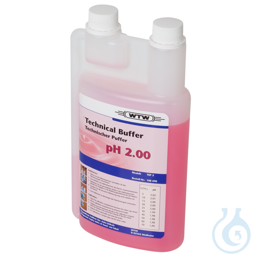 TEP 2, Technische bufferoplossing, 1 fles met 1 l: pH 2,00