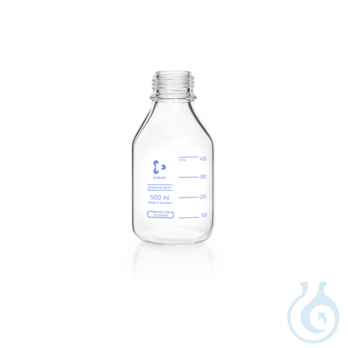 DURAN® pressure plus+ GL 45 Laboratory Bottle, clear, without screw cap