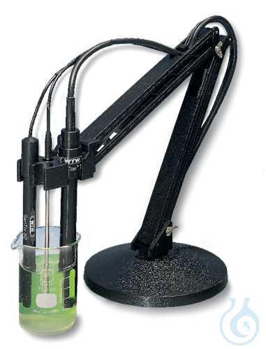 STH 650, Benchtop stand for pH electrodes, ion-sensitive electrodes, reference e