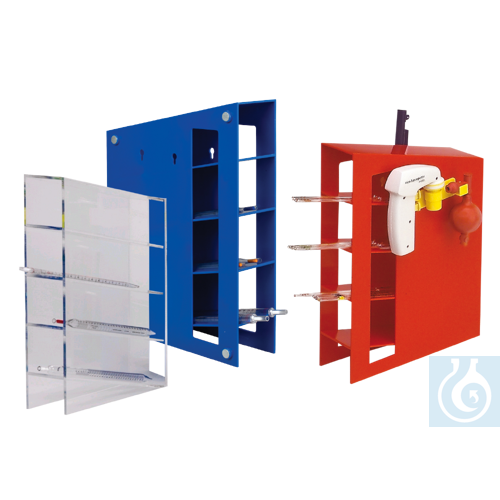 neoChoice Rack für Pipetten 0,1 bis 25 ml, ABS Kunststoff rot