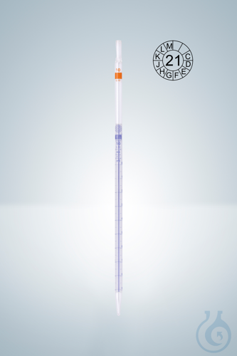 GRAD. PIPETTES, AS 5;0,1 ML, SB, CC, BLUE GRADUATION
