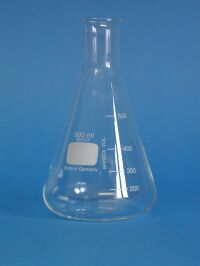 Erlenmeyer flasks narrow mouth ** IDL ** 300 ml, borosilicate glass 3.3