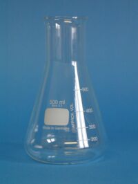 Erlenmeyer flasks wide mouth ** IDL ** 1000 ml, borosilicate glass 3.3