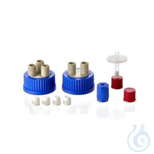 Set for pressure compensation 2 and 3 port screw cap ( incl. 0.2 µm membrane fil