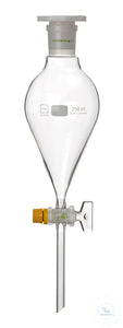 Separatory funnel, 1000 ml, conical, non-grad., glass plug size 18,8/6 mm,