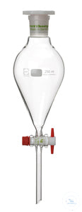 Separatory funnel, 6000 ml, non-grad., PTFE plug size 29/10 mm,