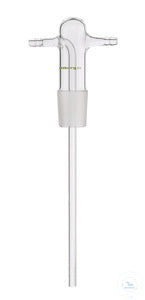 Insert, without filter disk, for gas washing bottle