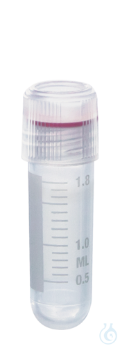 Cryogen. tube PP y-ster. screw cap PP, 2 ml ext. thread 12,5x47 mm round