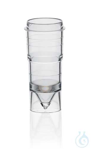 Sample vial, PS, clear glass, 4,0 ml f.Technicon-Anal. 1 bag of 1000