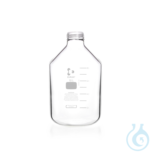 DURAN® GLS 80® Production and Storage Bottle, Carboys, wide mouth, clear