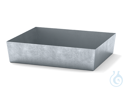 Sump pallet steel galv. V=65L, 635x785x178