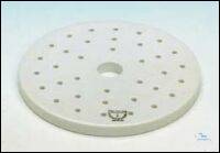 Desiccator plates 119 C, size 2, Ø 140 mm with centre hole, 20mm dia. and filter