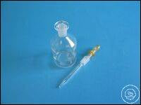 Dropper bottle, clear glass, 100 ml