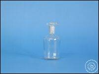 Dropper bottle, clear glass, 100 ml