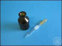 Dropper bottle, amber glass, 100 ml