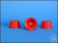 Safety screw closure with venting system, GL 45