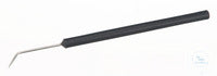 Dissecting needle, bent, L=140mm, plastic handle