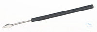 Dissecting needle, Lancet, L=140mm, plastic handle