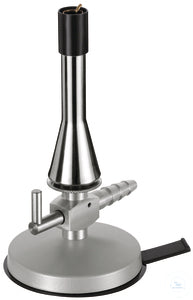 Teclu Burner Natural gas, DIN type, stop-cock, pilot flame, air regulation