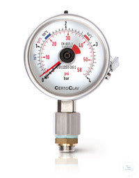 Manometer EN837-1 Cl.1.6 with Manufact. Certificat acc. EN10204