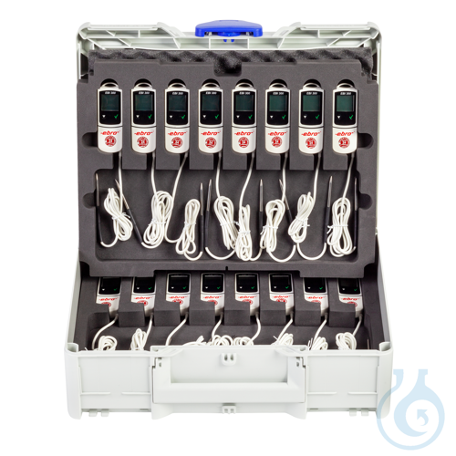 SL 5020, Data logger set for temperature mapping The set consists of 16 pcs. Of