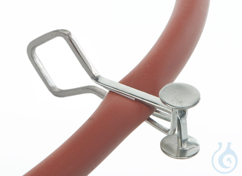 Pinch cock type MOHR, nickel plated, L=90mm