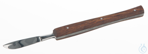 Scalpel, stainless steel magnetic, wooden handle, L=150mm